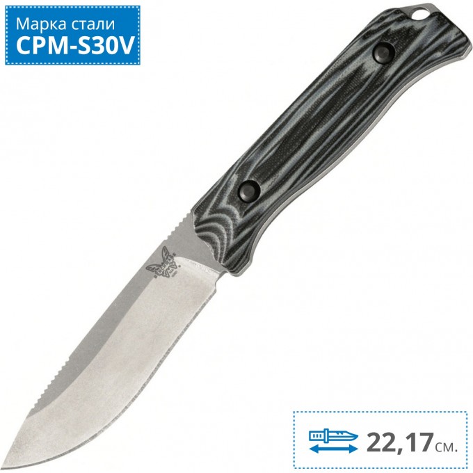 Нож BENCHMADE 15001-1 SADDLE MOUNTAIN SKINNER BM15001-1 Нож BENCHMADE 15001-1 SADDLE MOUNTAIN SKINNER BM15001-1