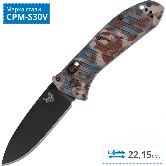 Нож BENCHMADE 570BK-1801 PRESIDIO II BM570BK-1801 Нож BENCHMADE 570BK-1801 PRESIDIO II BM570BK-1801